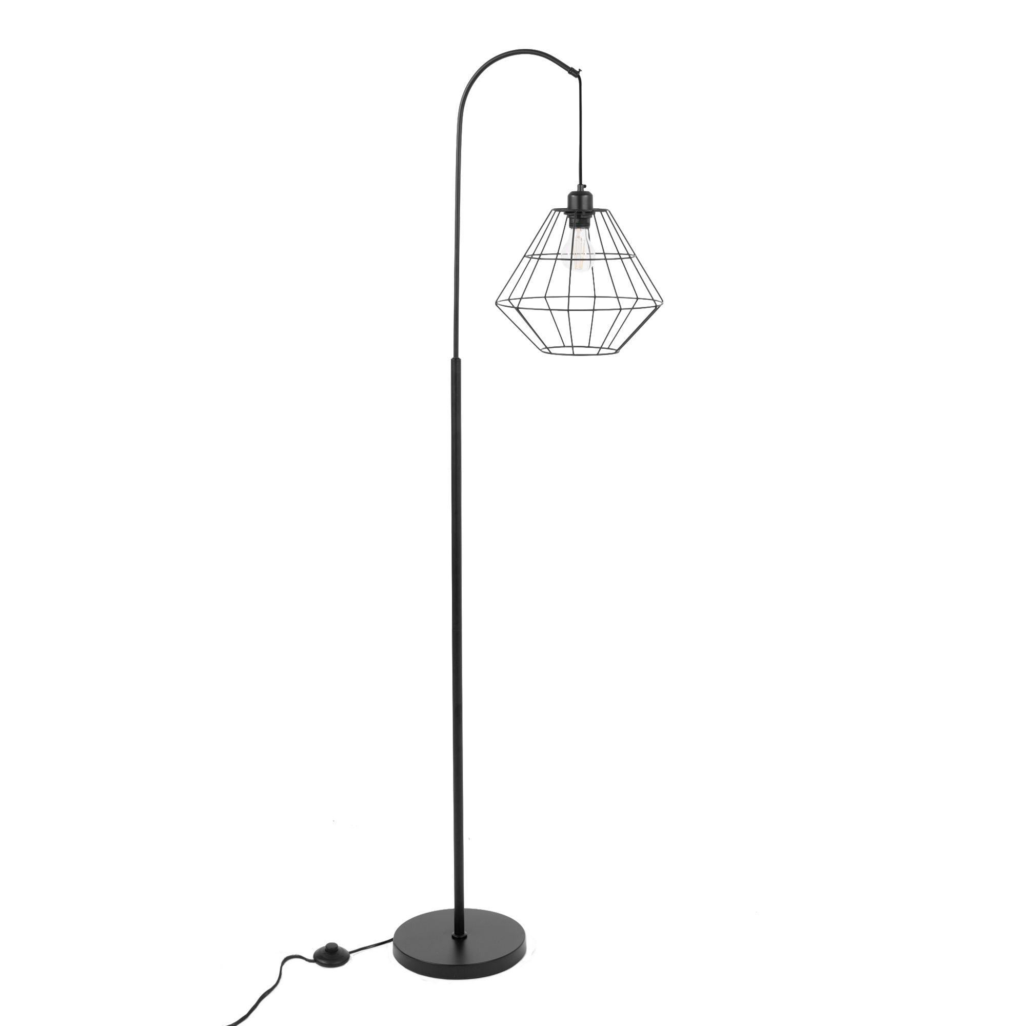 Lampa stojąca podłogowa  APP538-1F Czarna