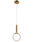 Lampa Wisząca Led Lhj058-cp1 Złota Szczotkowana  8