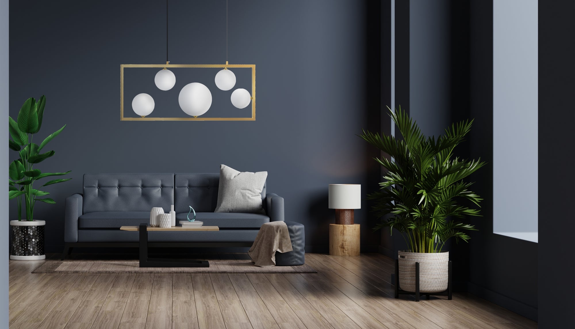 Lampa Wisząca APP1020-5CP Złota  4