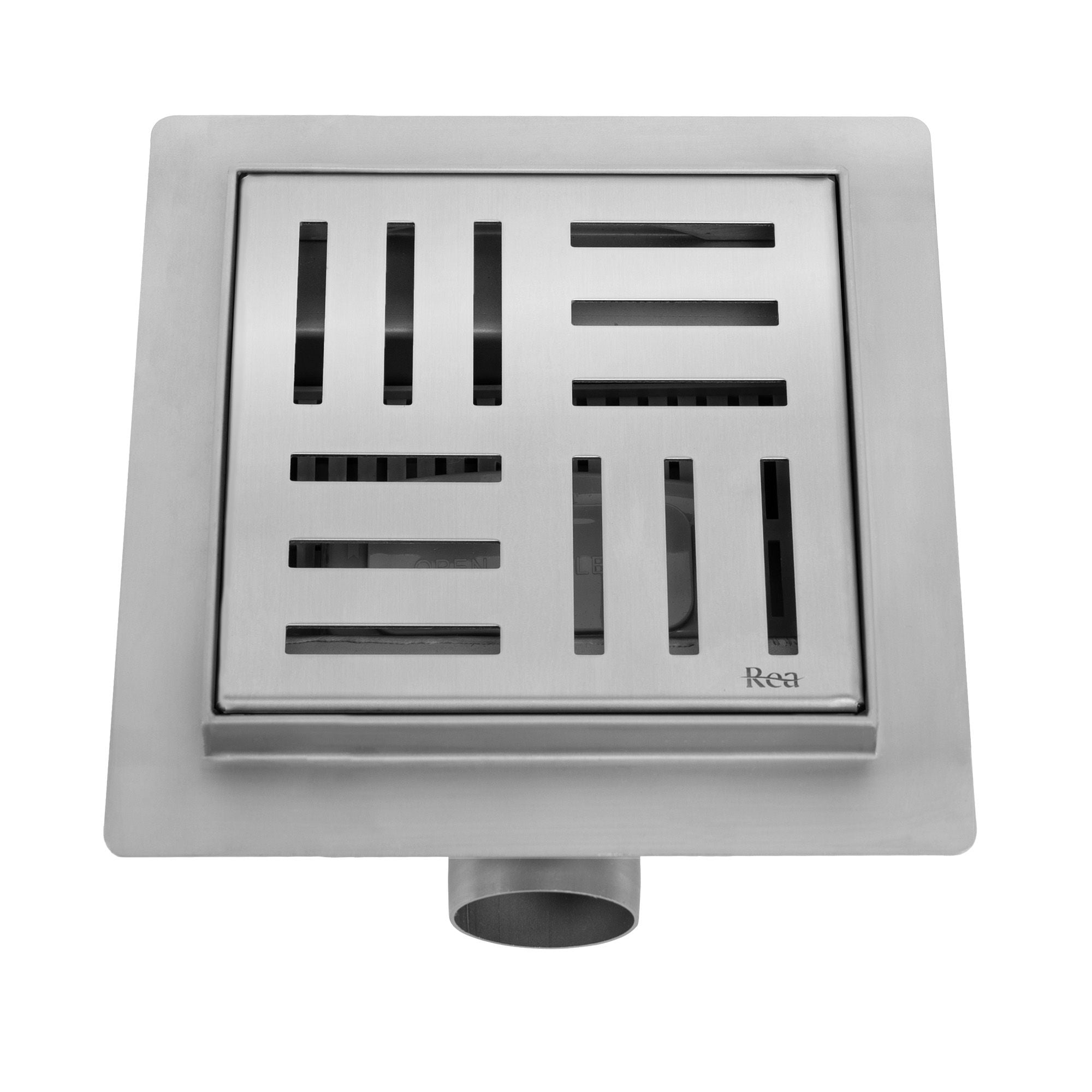 Odpływ liniowy REA CROSS STAL SZCZOTKOWANA 15x15