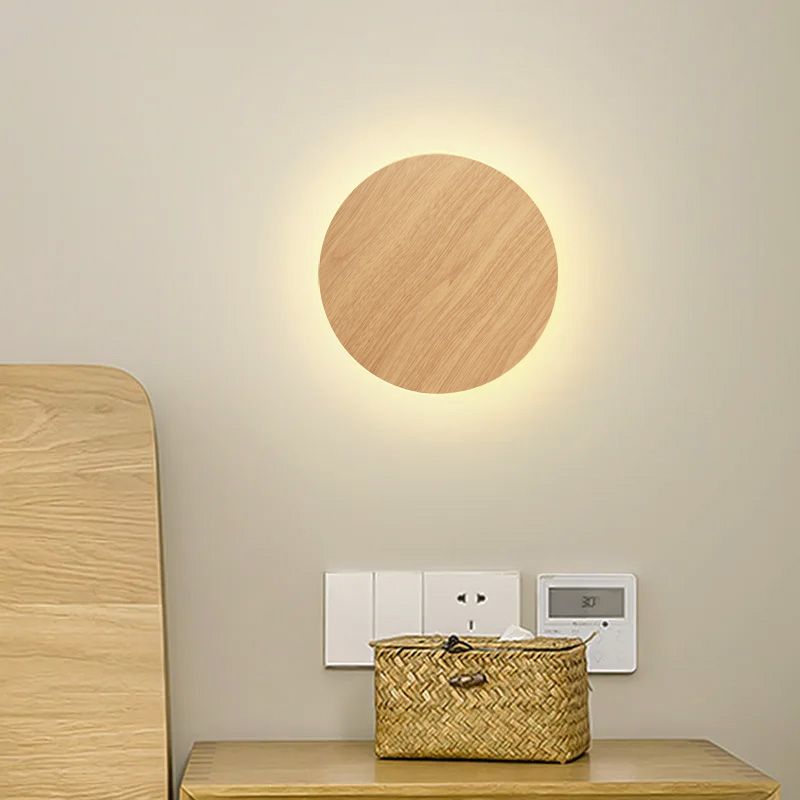 LAMPA ŚCIENNA KINKIET LED APP1405-W WOOD