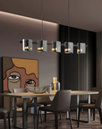 Lampa Wisząca 5-punktowa APP1706-5CP Grey G9  7
