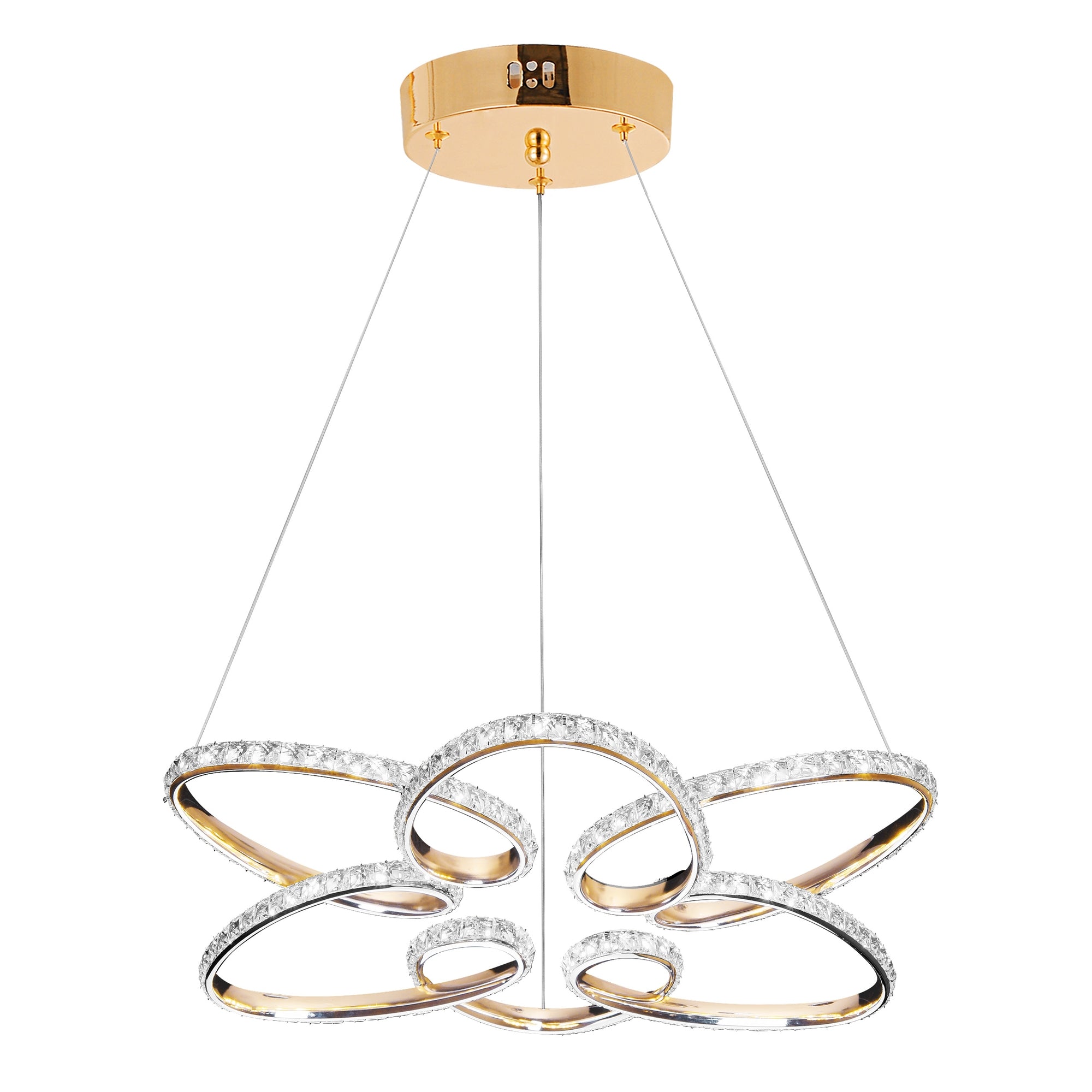 Lampa Wisząca Led G001-cp Złota  1