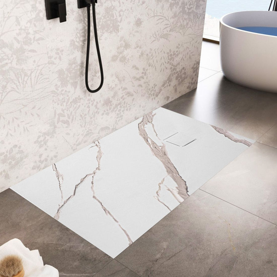 Brodzik prysznicowy Magnum CARRARA WHITE 80x100