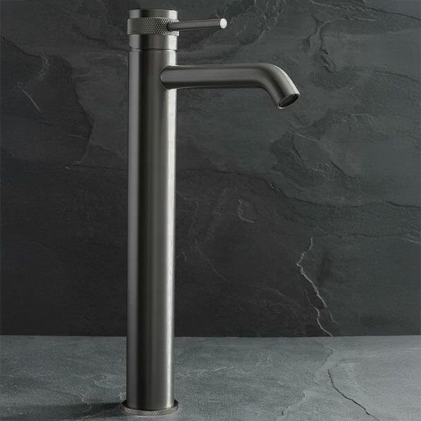 Bateria Umywalkowa REA Lungo Grip Tytan Wysoka  6