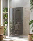 Kabina prysznicowa Walk-In Rea Flexi Grey / Chrome 80  2