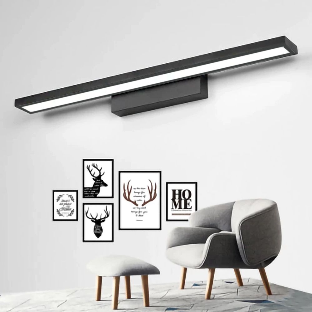 KINKIET ŁAZIENKOWY LED 60CM APP840-1W FLAT BLACK