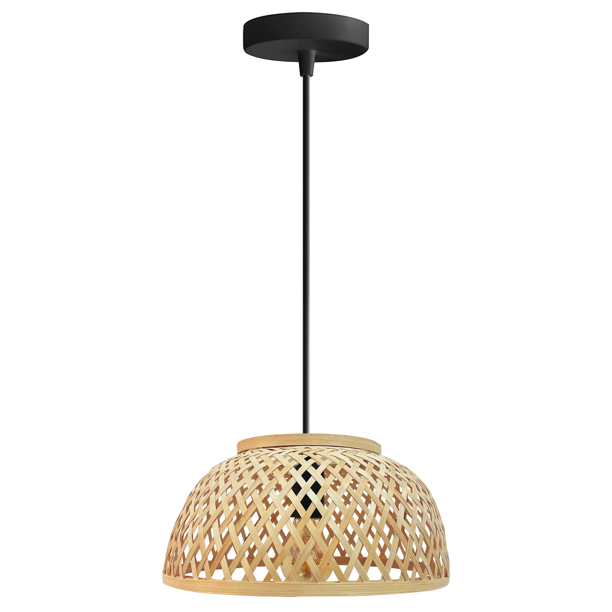 Lampa Wisząca Bambusowa APP1628-1CP  4