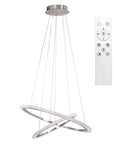 Lampa Sufitowa Wisząca Led Lhj045-cp2 Nikiel Szczotkowany  1