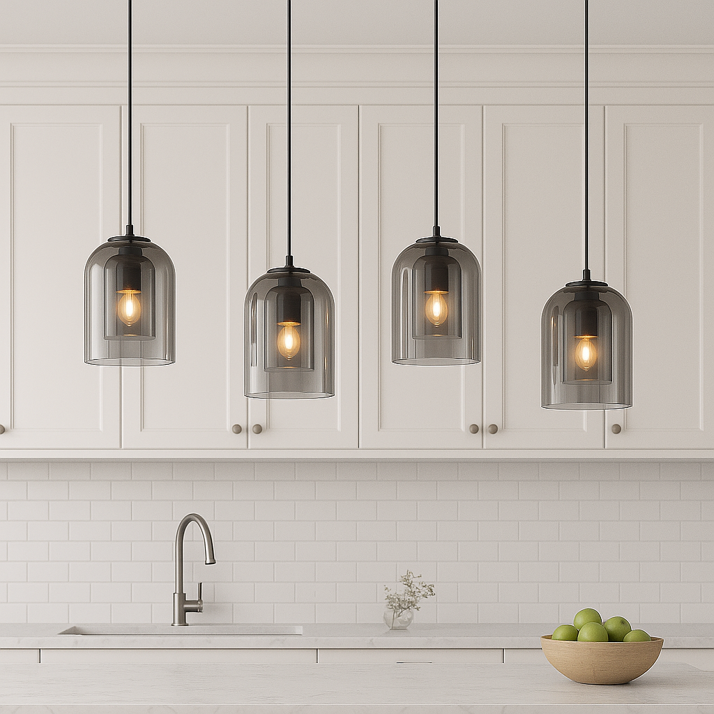 Lampa Wisząca APP1705-1PC Szara  5