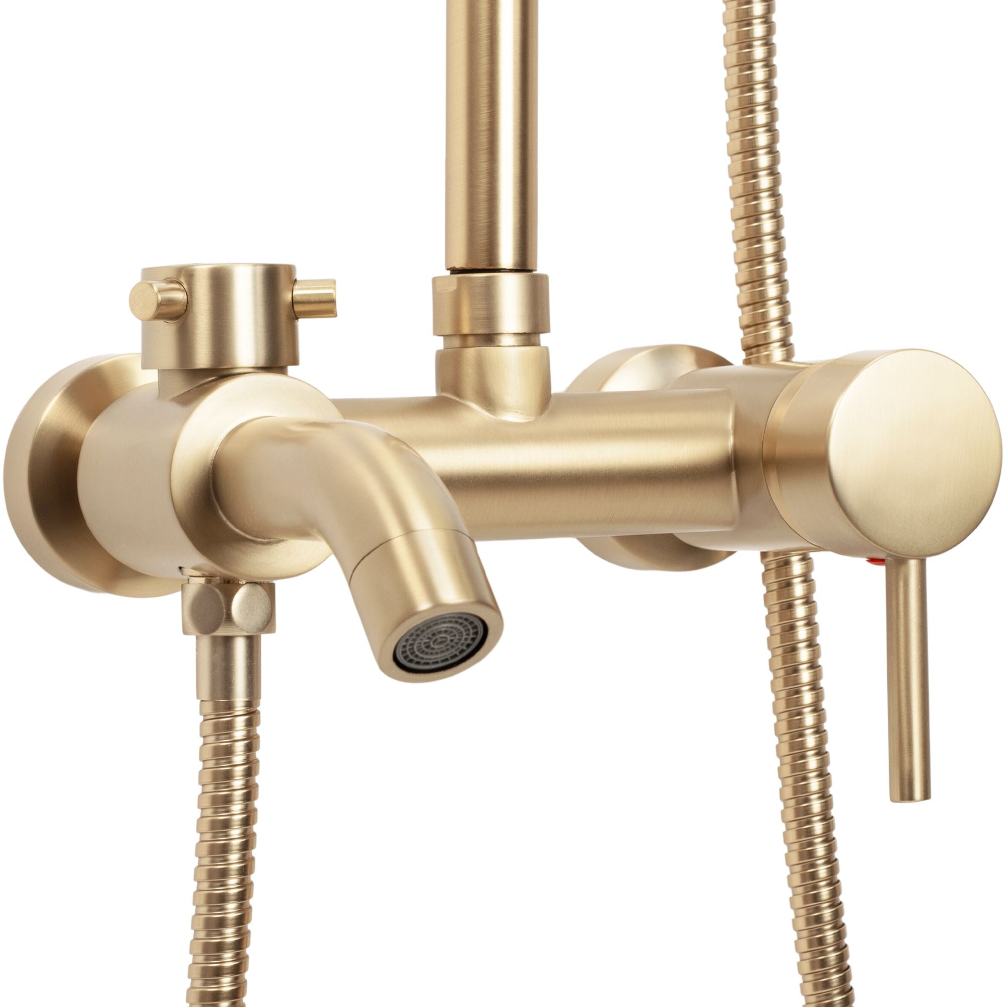 Zestaw Prysznicowy Rea Luis Złoty Szczotkowany