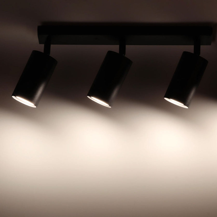Lampa Sufitowa Reflektor APP1243-3C Czarna