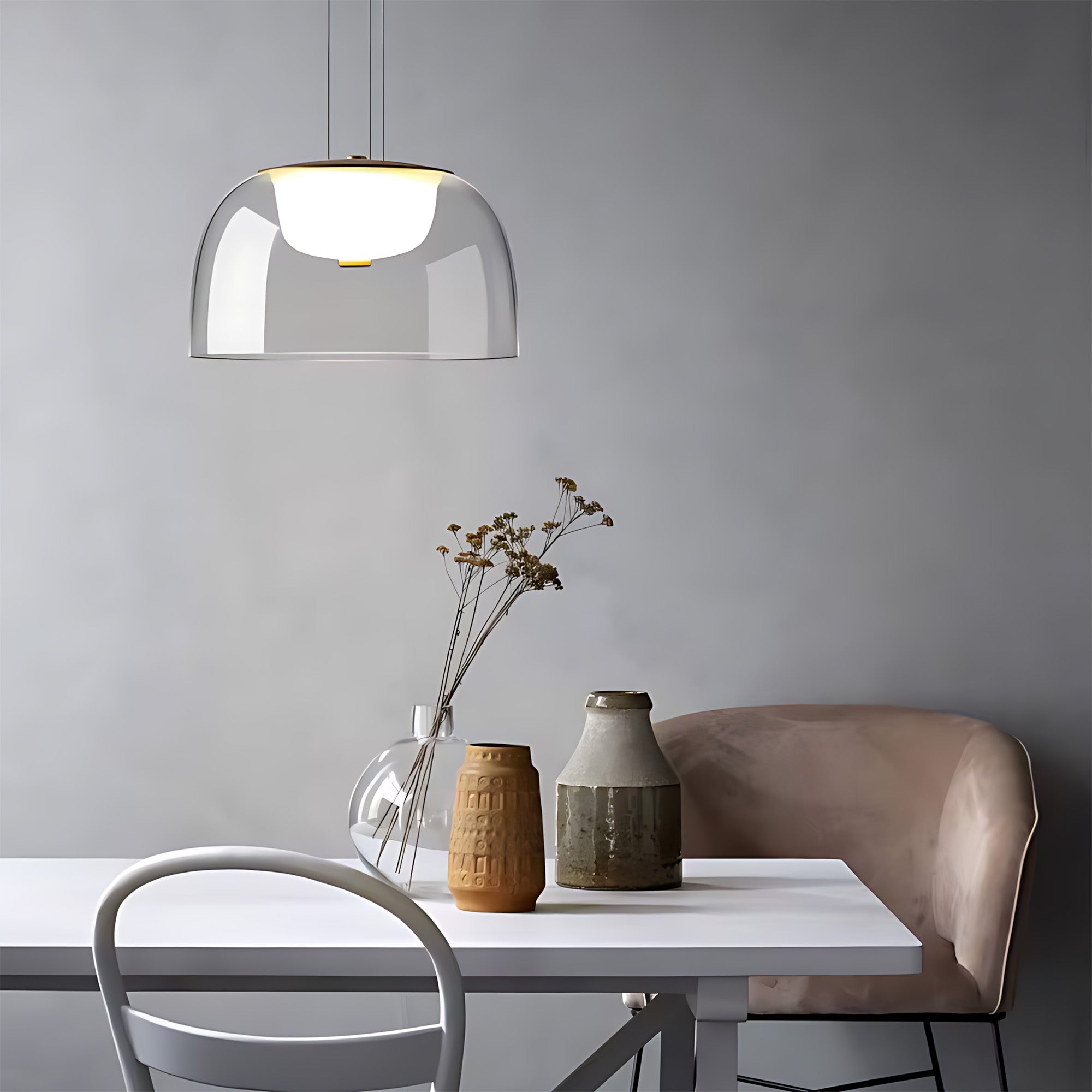 Lampa Wisząca Led APP1690-1PC B Złota  4