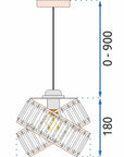 Lampa kryształowa APP1105-1CP  10