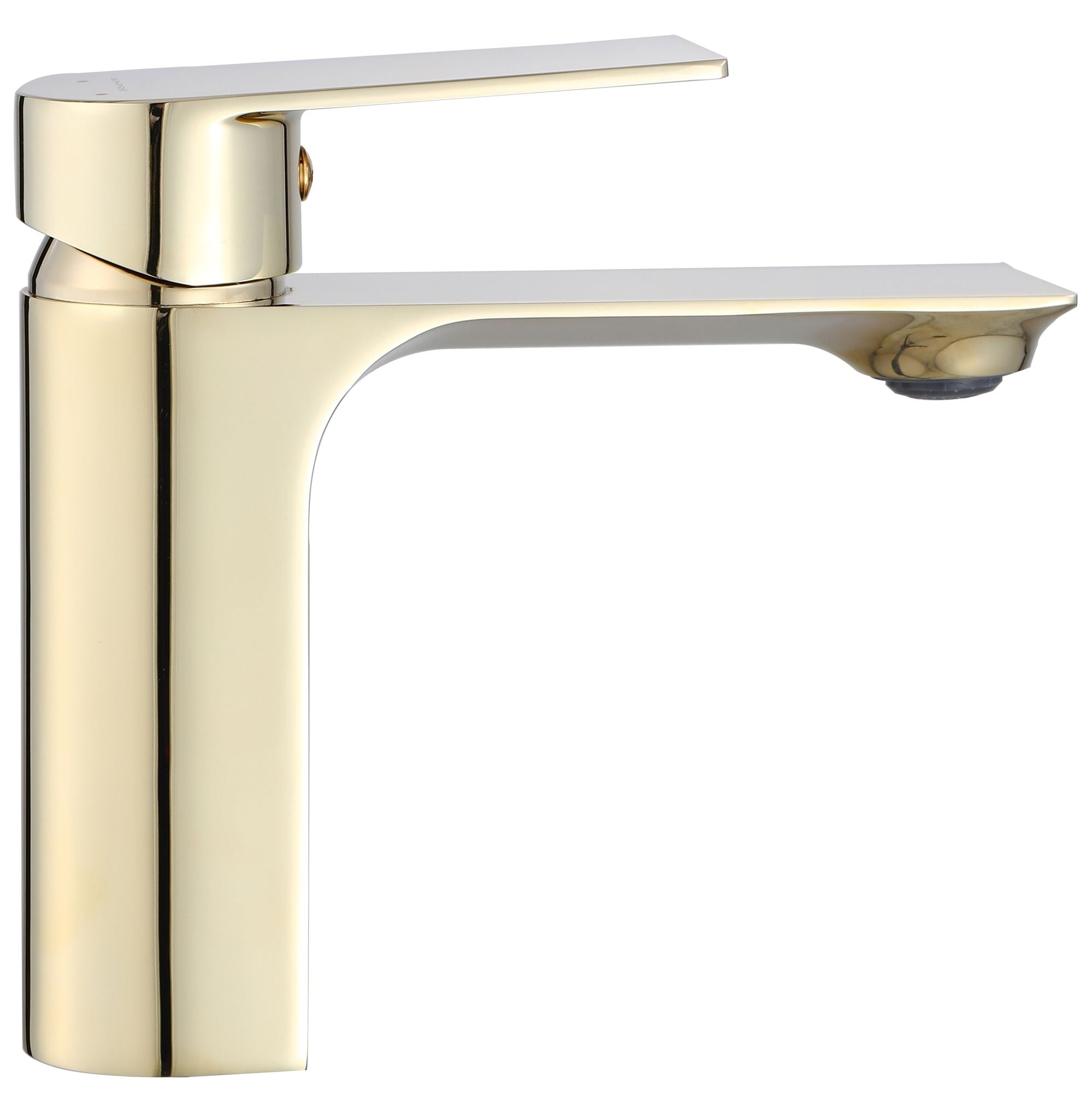 Bateria Umywalkowa REA URBAN Złota Gold Niska