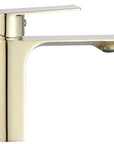 Bateria Umywalkowa REA URBAN Złota Gold Niska
