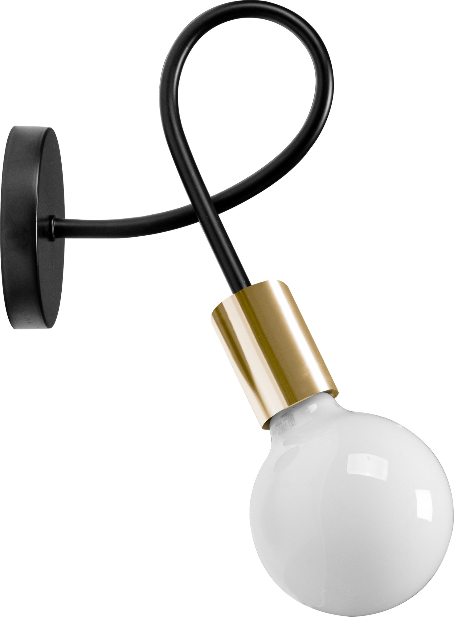 Lampa Kinkiet Ścienny Metalowy Loft PARADISE APP516-1W Złota  1