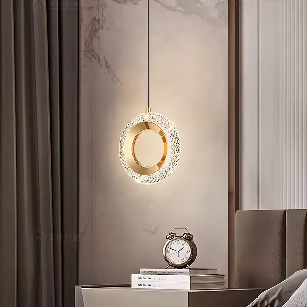 Lampa Wisząca Kryształowa Led G119-1cp Złota  6