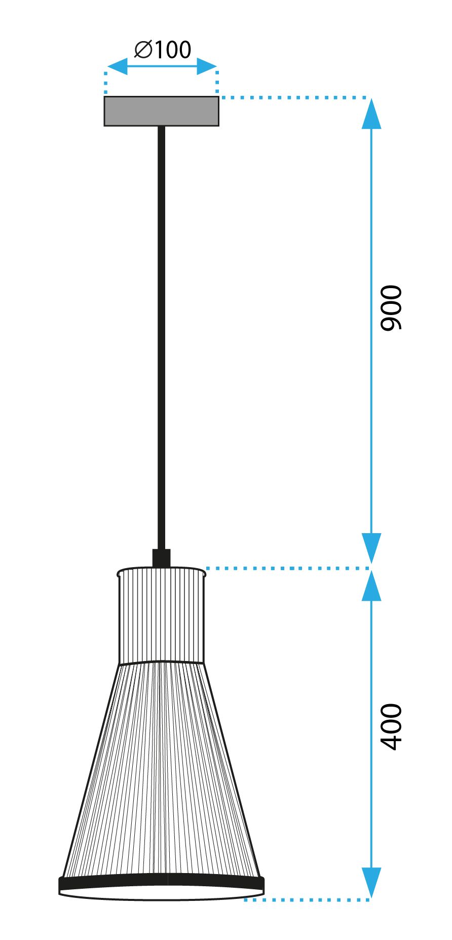 Lampa Wisząca Boho APP1271-1CP