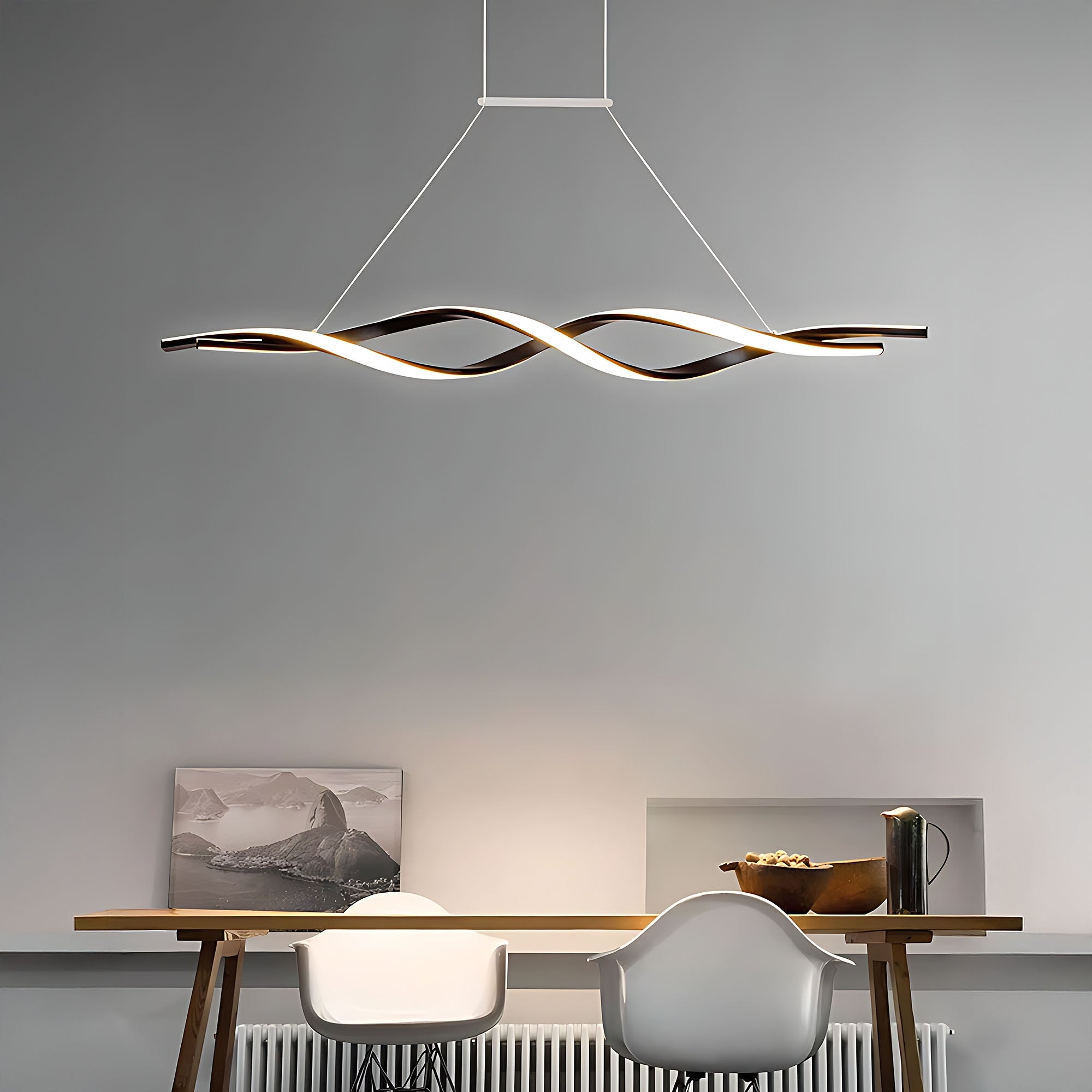Lampa Sufitowa Wisząca Led Lhj020-cp Czarna  26