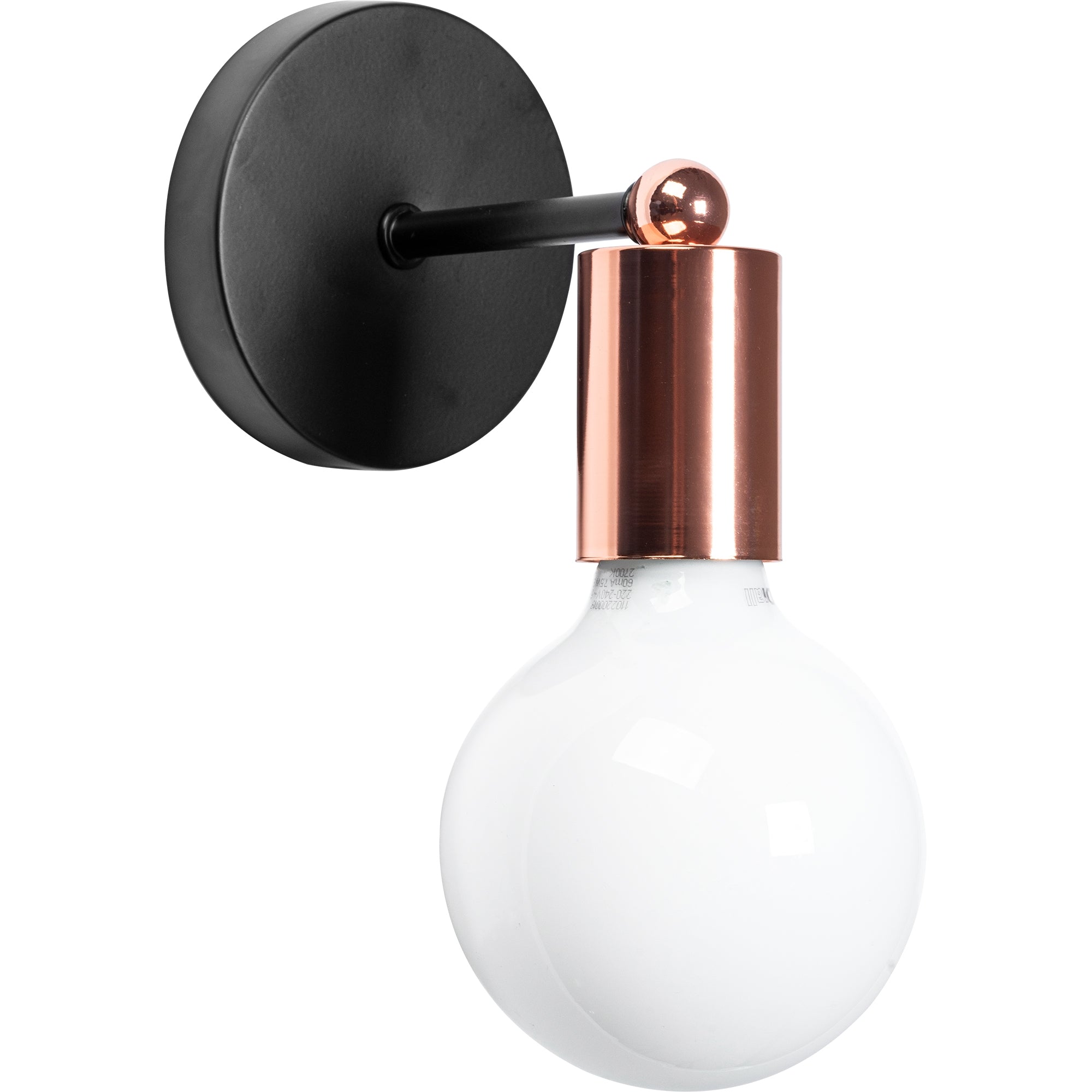 Lampa Kinkiet Ścienny Metalowy  392205 Różowe Złoto  2