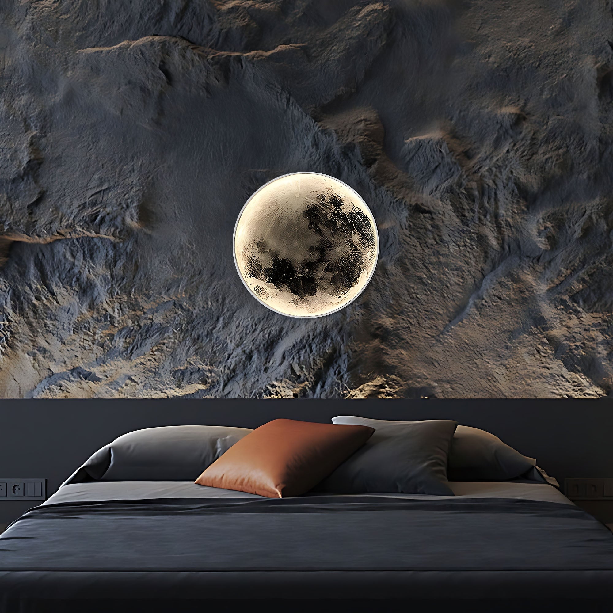 Lampa Sufitowa App1806-cw Moon Plafon Led Biała  8