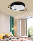 Lampa Plafon Moon APP864-C Czarna  3