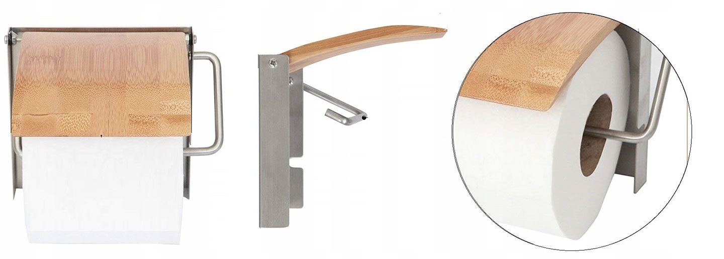 Wieszak Na Papier Bambusowy 390227 Bamboo  2