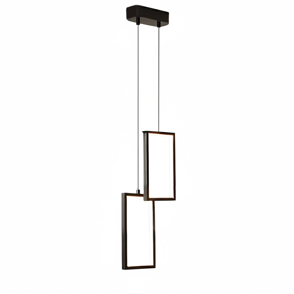 Lampa Sufitowa Wisząca Led Lhj085-2cp Czarna  1