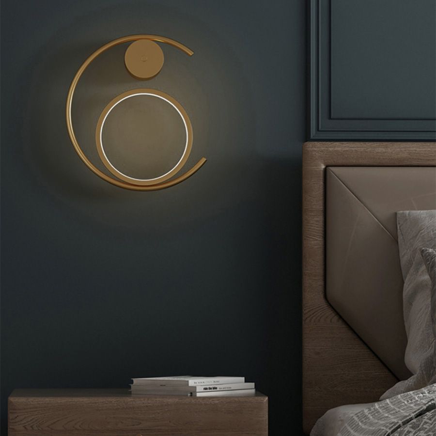 LAMPA ŚCIENNA KINKIET LED APP1143-W MIEDZIANY