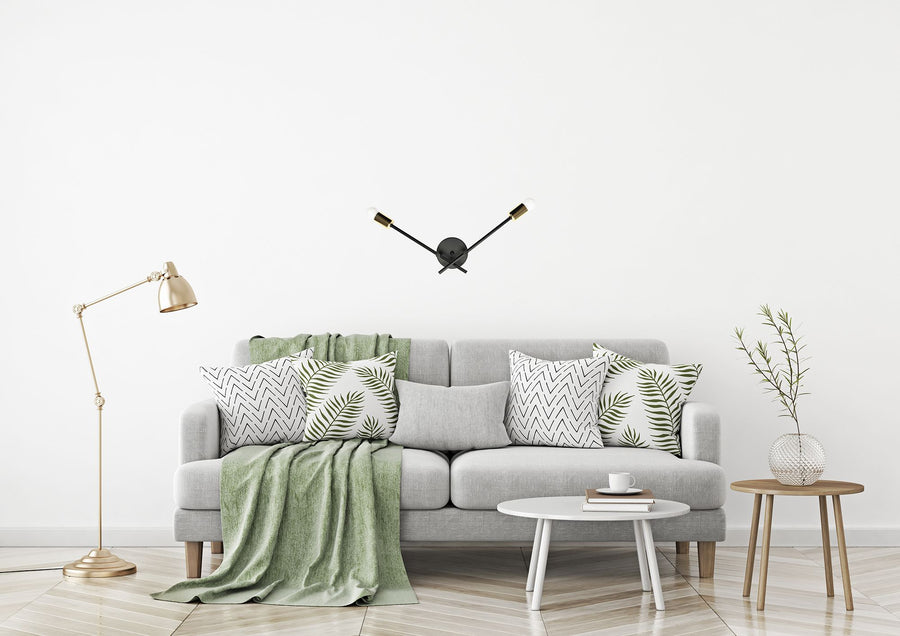 LAMPA ŚCIENNA KINKIET APP1119-2W Czarna