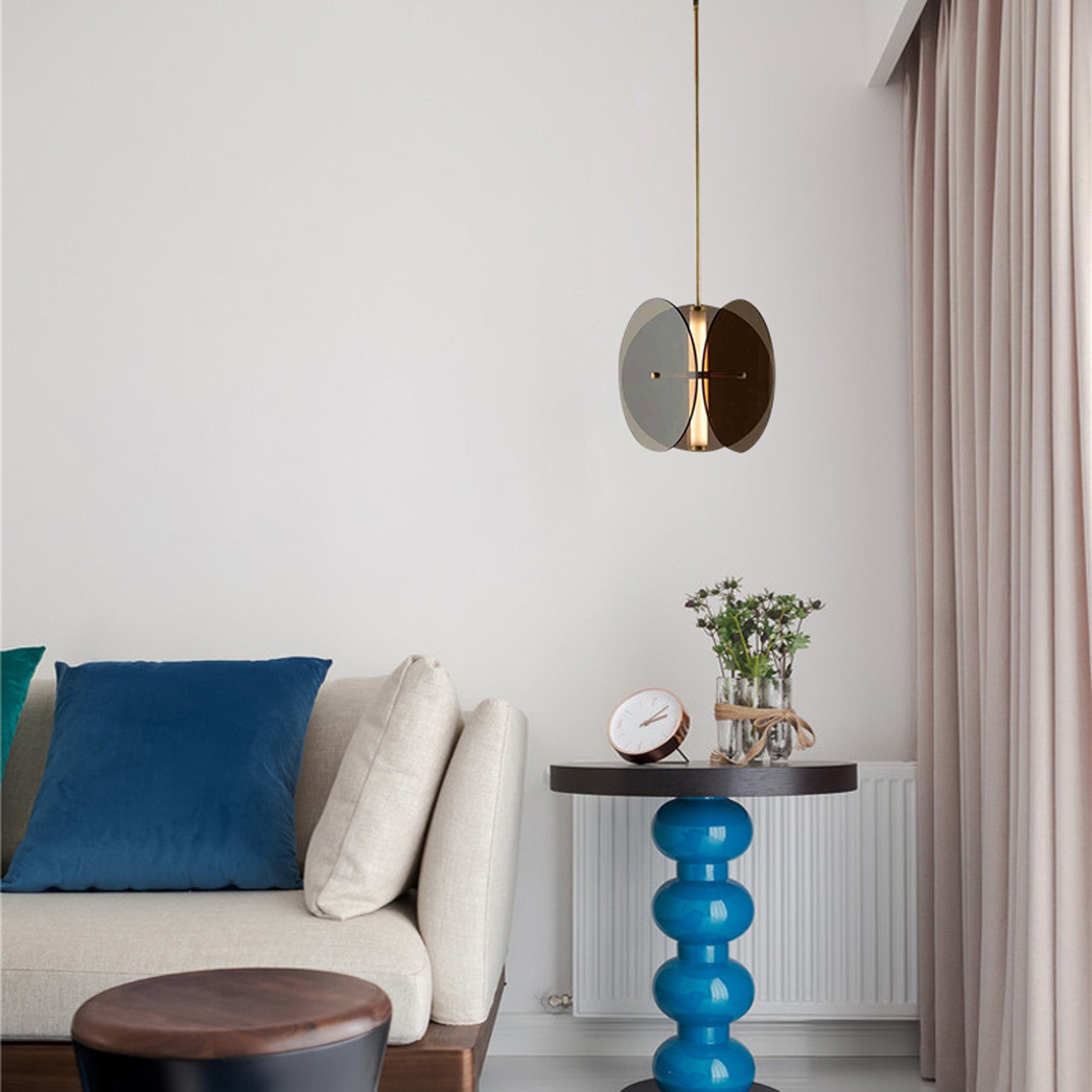 Lampa Sufitowa Wisząca Czarna App1675-cp Round  5