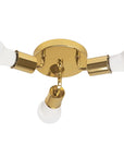 Lampa Sufitowa Potrójna Plafon Metalowa APP704-3C Złota  9
