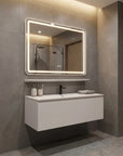 Lustro ścienne LED  z półką 80x60cm L-8060  5