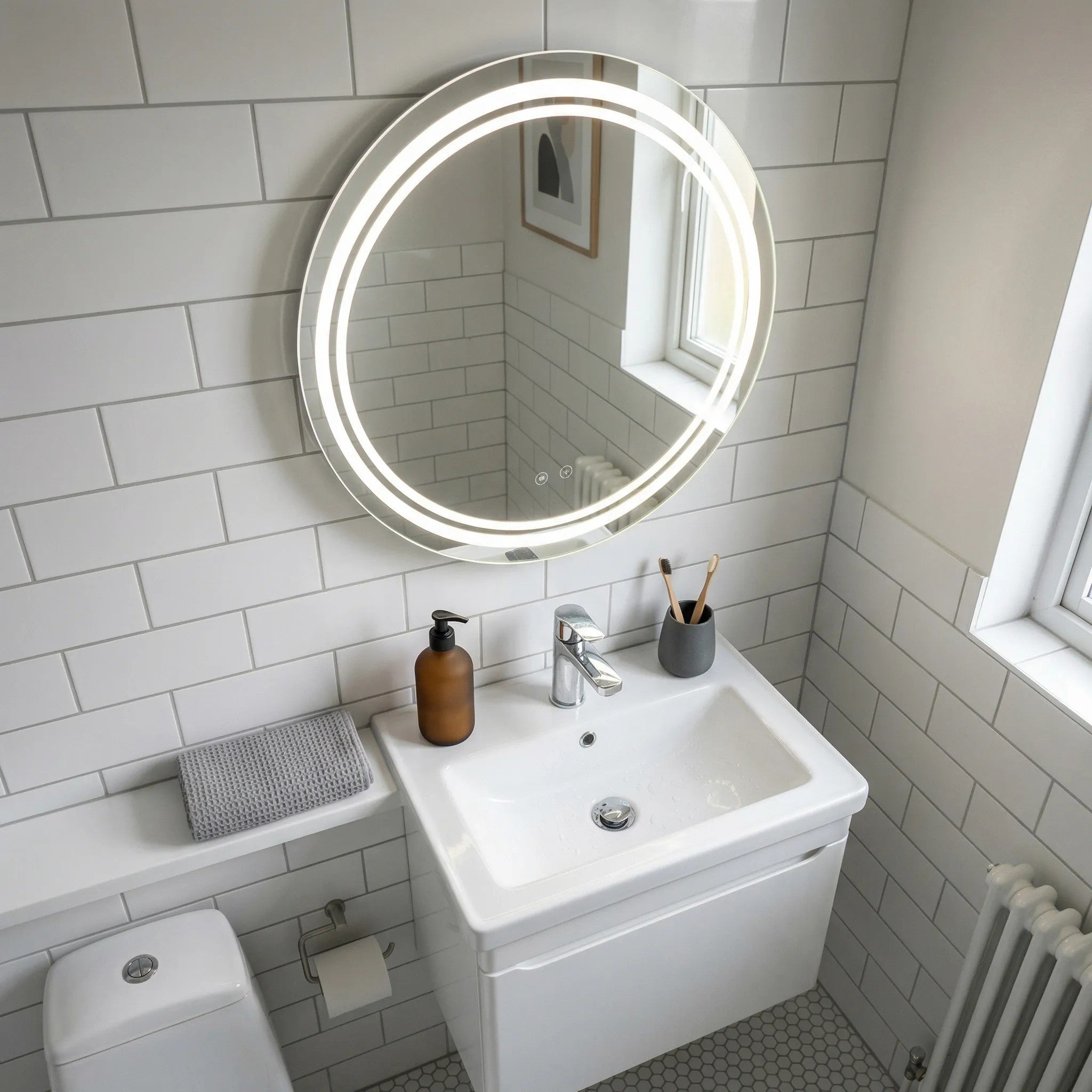 Lustro ścienne LED SOFT 50  5