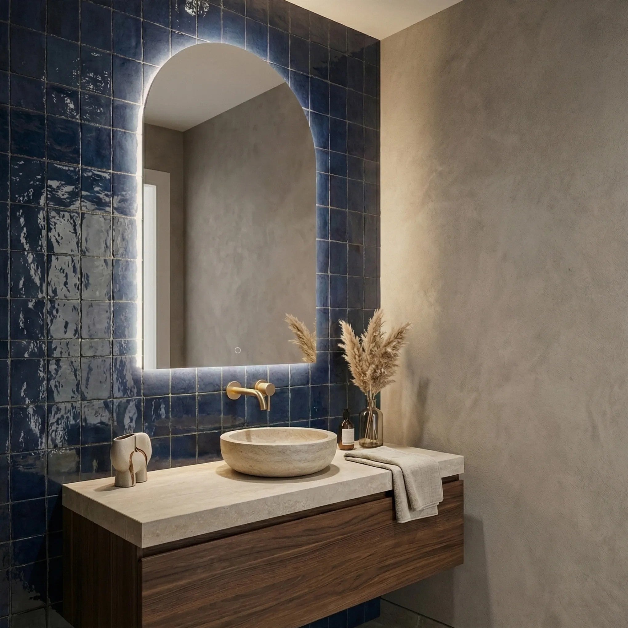 Lustro ścienne LED 90x60cm TOP-1  5