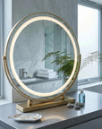 Lustro LED MAKE-UP L.Gold 50 cm  5