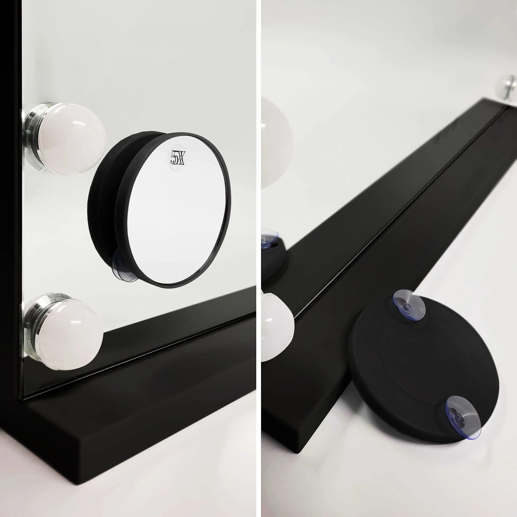 Lustro LED Hollywood Czarne 80x60  5