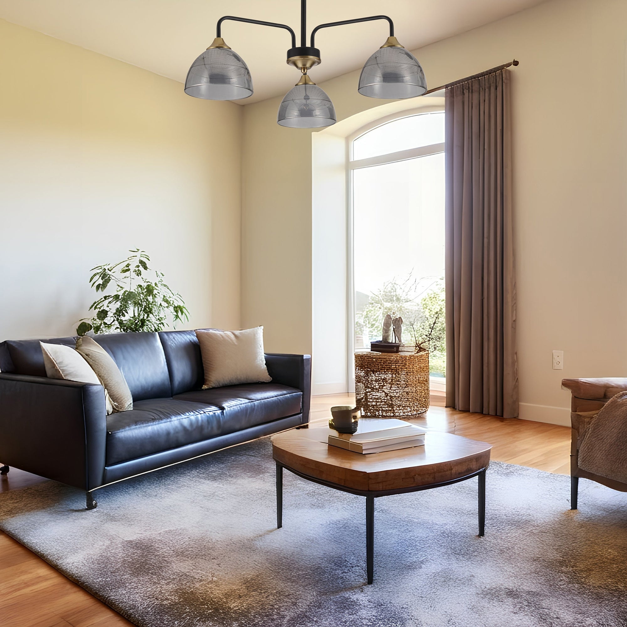 Lampa Sufitowa Wisząca G084-3c Black Grey  4