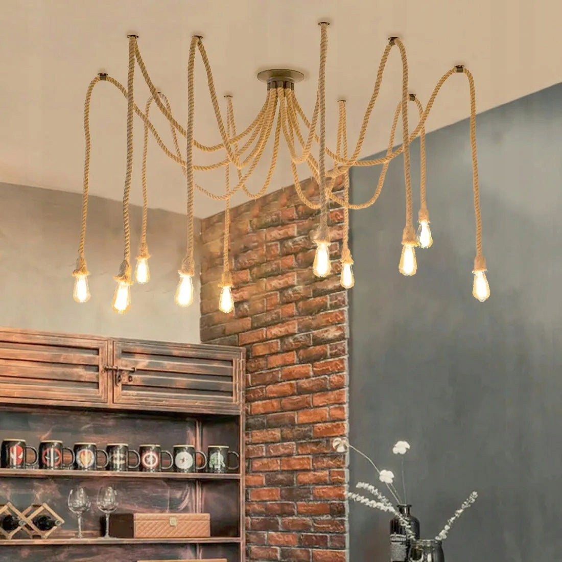 LAMPA APP682-10CP SPIDER ROPE  4