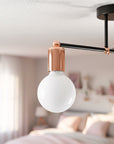 Lampa Sufitowa Wisząca Poczwórna  392200 Różowe Złoto  4
