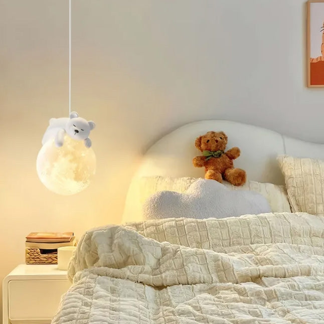 LAMPA SUFITOWA WISZĄCA WHITE BEAR APP1597-1CP  8