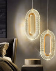 Lampa Wisząca Kryształowa Led G113-1cp Złota  10