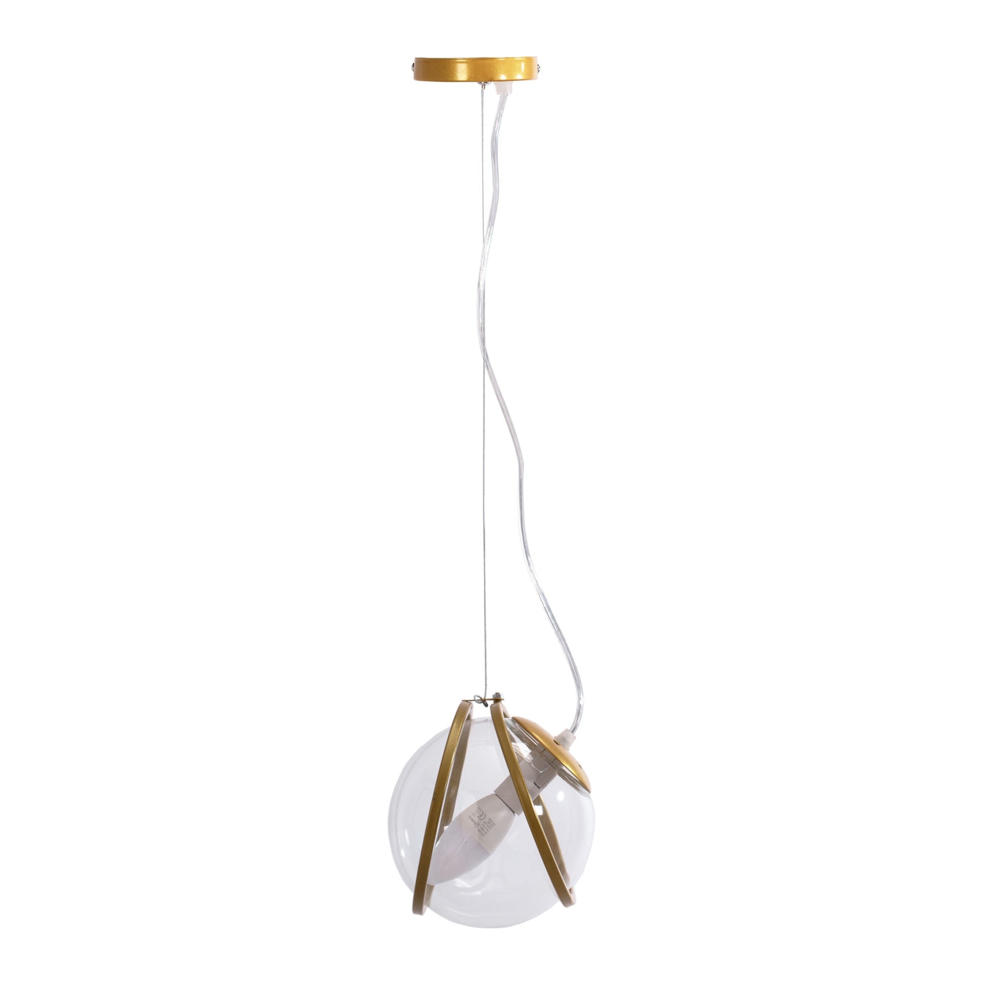 Lampa wisząca APP1089-1CP Złota  1