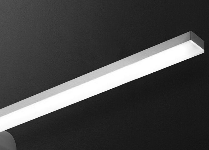 Kinkiet łazienkowy LED Round Chrom 40cm APP845-1W