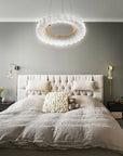Lampa Wisząca Led Ms018-cp Różowe Złoto 40cm  9