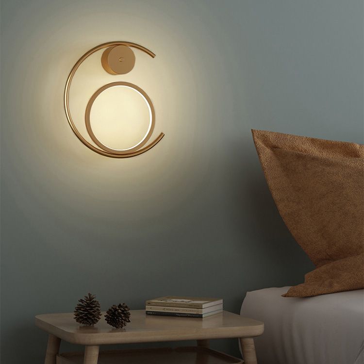 LAMPA ŚCIENNA KINKIET LED APP1143-W MIEDZIANY