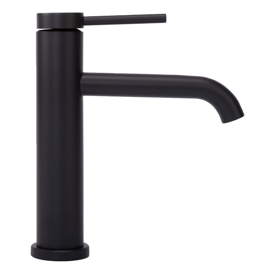 Bateria umywalkowa CLIF CZARNY MAT BLACK MAT NISKA
