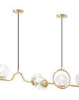 Lampa Wisząca APP1023-5CP Złota