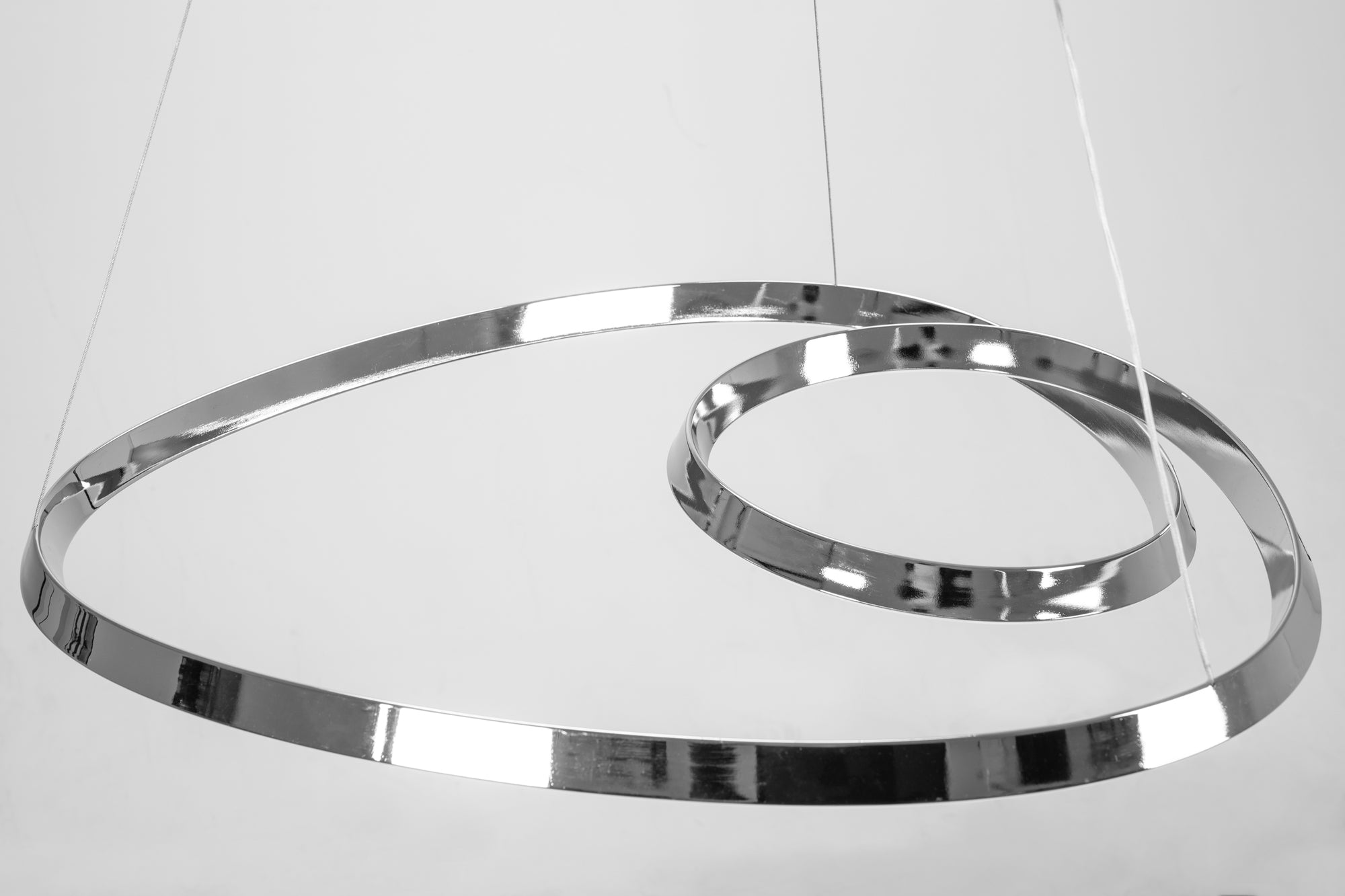 Lampa Sufitowa Wisząca Loop LED + Pilot APP798-cp Chrom  3